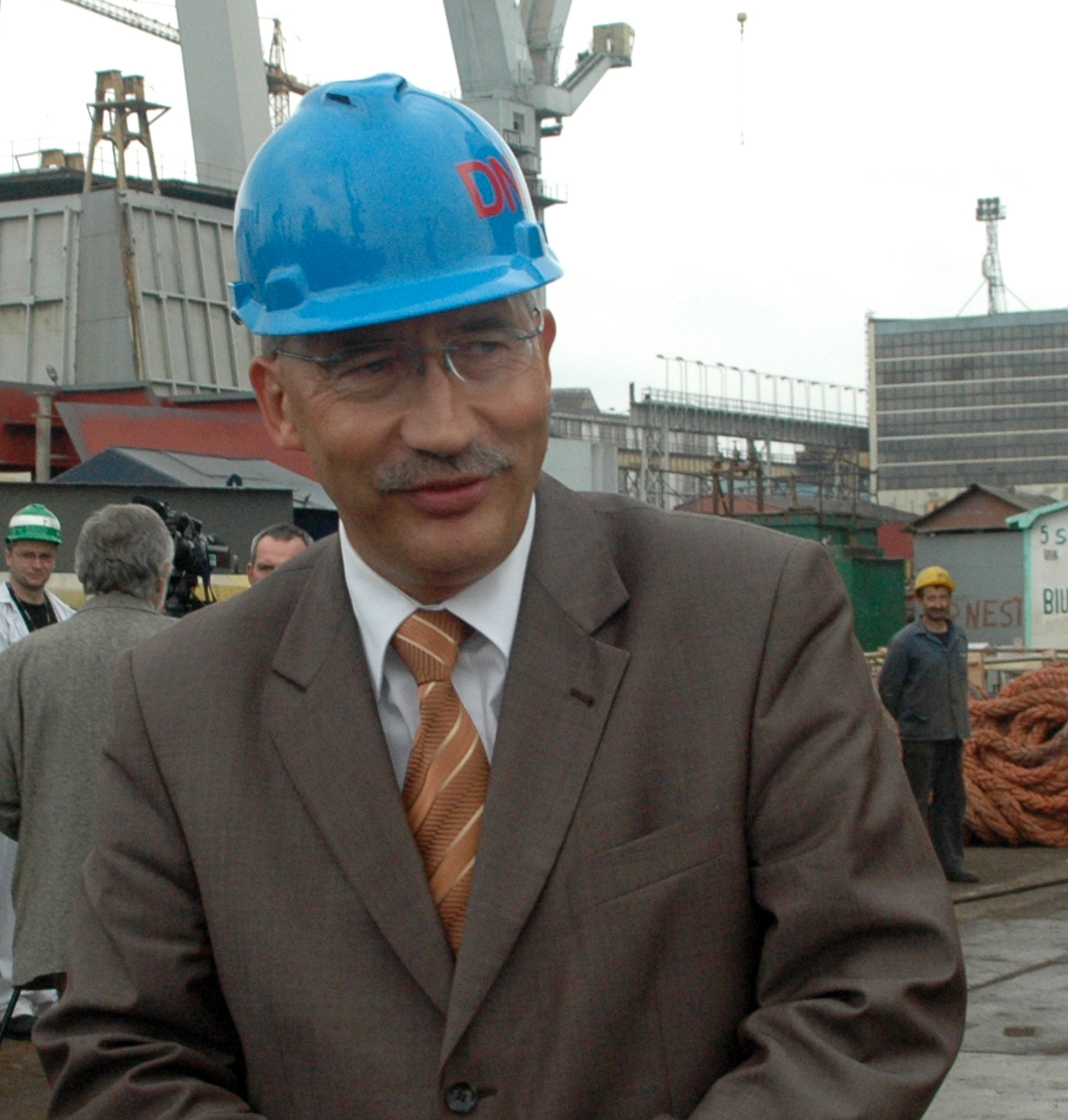 Smolinski Kazimierz w Stoczni Gdynia Fot. J.Wikowski