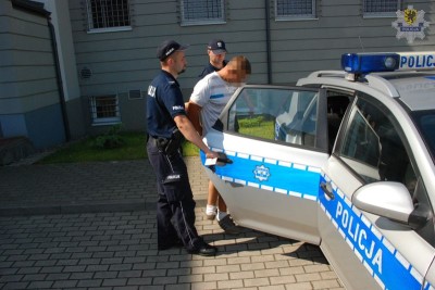 KARTUZY â€“ ZATRZYMANY SPRAWCA C-IĘZKIEGO POBICIA