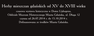 Wystawa Herby mieszczan gdanskich ZAPROSZENIE 1 kadr2