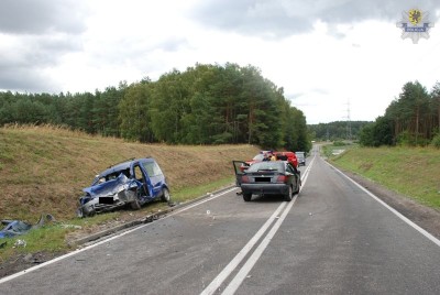 CZŁUCHÓW WYPADEK NA KRAJOWEJ 25 (1)