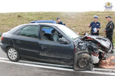 CZŁUCHÓW WYPADEK NA KRAJOWEJ 25