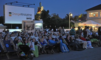 Orange Kino Letnie widownia w Sopocie