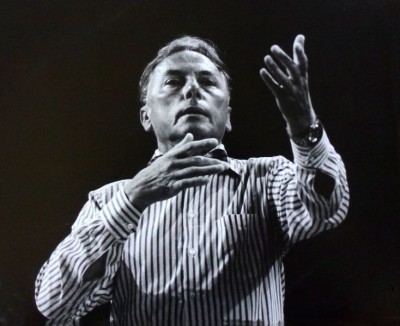 Panufnik Podczas prób Sinfonia di Sfere, Londyn 1977 C Camilla -Panufnik