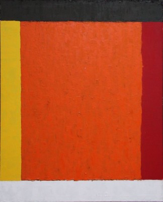 Wystawa Stefan Gierowski, Ob. DCCV, olej--płótno, 160 x 130 cm