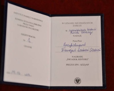 ipn glodz leszek legitymacja nr 1