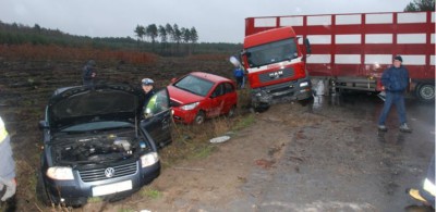 Czluchów -karambol-Fot_ KPP Człuchów