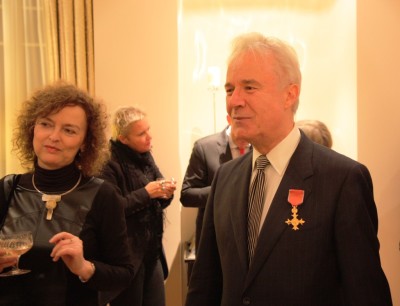 Order Imperium Brytyjskiego dla Jerzego Limona_Prof Jerz y Limon z małżonką_fot. Robert Dąbrowski