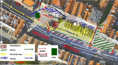 Sceny końcowe defilady - czysta mapa  ok