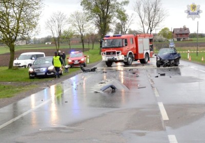 Starogard Gdański - wypadek drogowy1