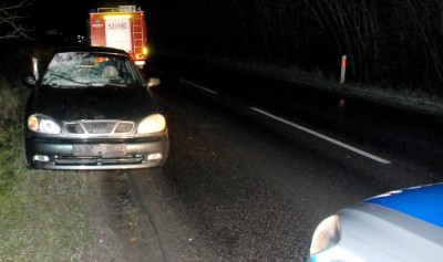 Starogard Gdański - potrącenie pieszego w Jabłowie