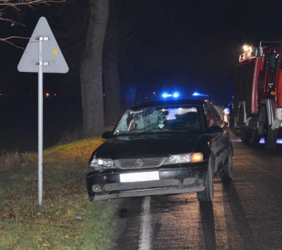 Starogard Gdański - wypadek z udziałem pieszego2