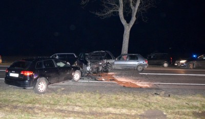 Zblewo- 1wypadek drogowy na DK 22