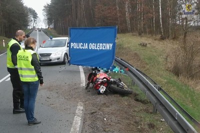 pol smierc motocyklisty
