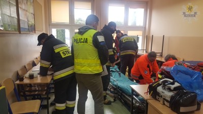 pol ewakuacja gimnazjum przejazdowo