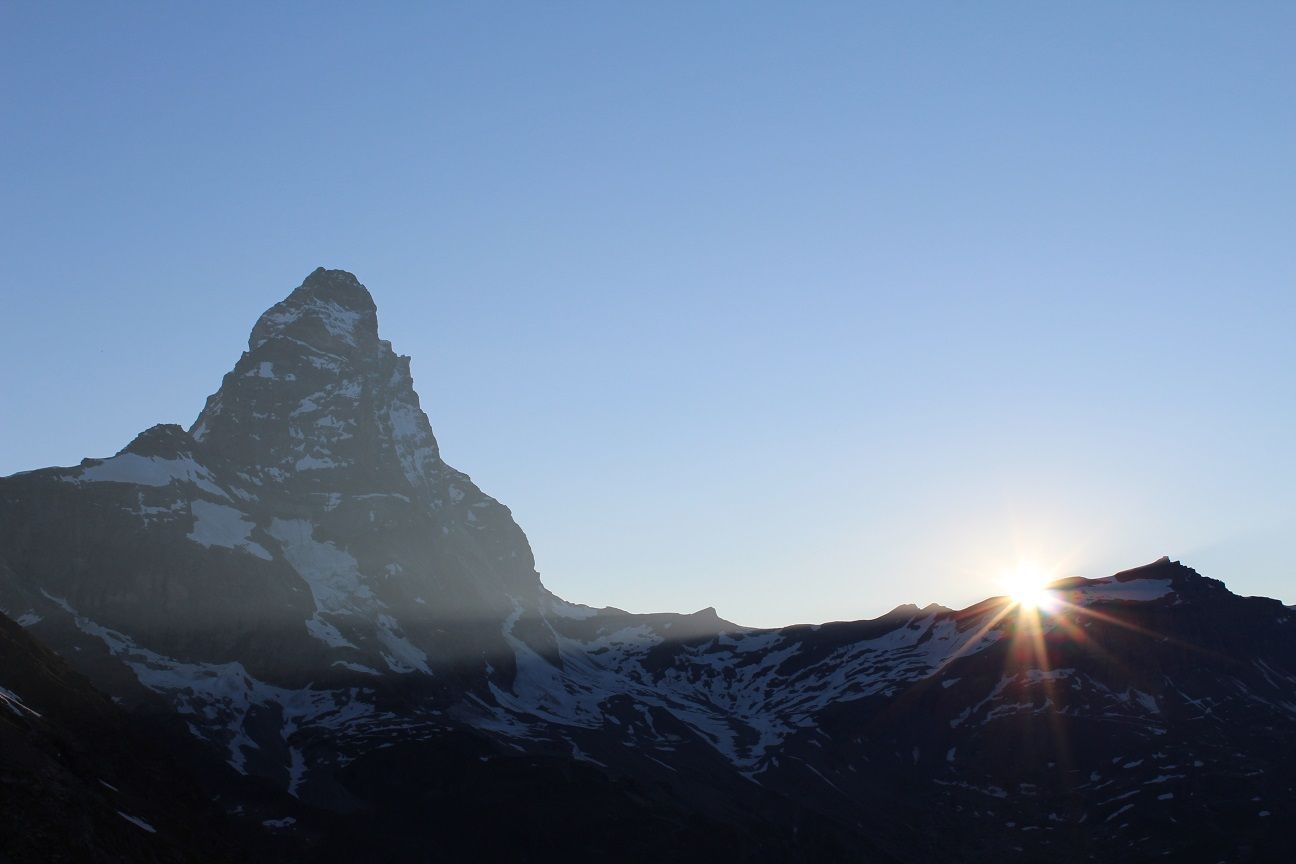 ALPY DANIEL DEMPC Wschod slonca i Matterhorn